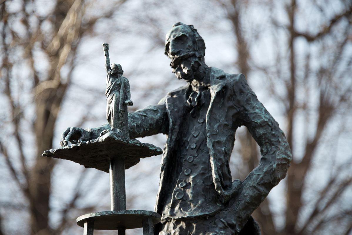 09-02 Statue Of Frederic Auguste Bartholdi Who Is The Sculptor Of The Statue Of Liberty On Liberty Island